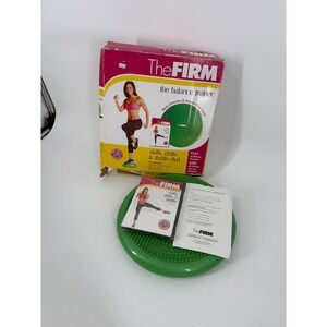 The FIRM Balance Trainer Kit Green Stability Disc Skills Drills Thrills DVD 2007
